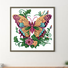 Load image into Gallery viewer, Diamond Painting - Partial Special Shaped - butterfly season (30*30CM)
