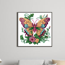 Load image into Gallery viewer, Diamond Painting - Partial Special Shaped - butterfly season (30*30CM)
