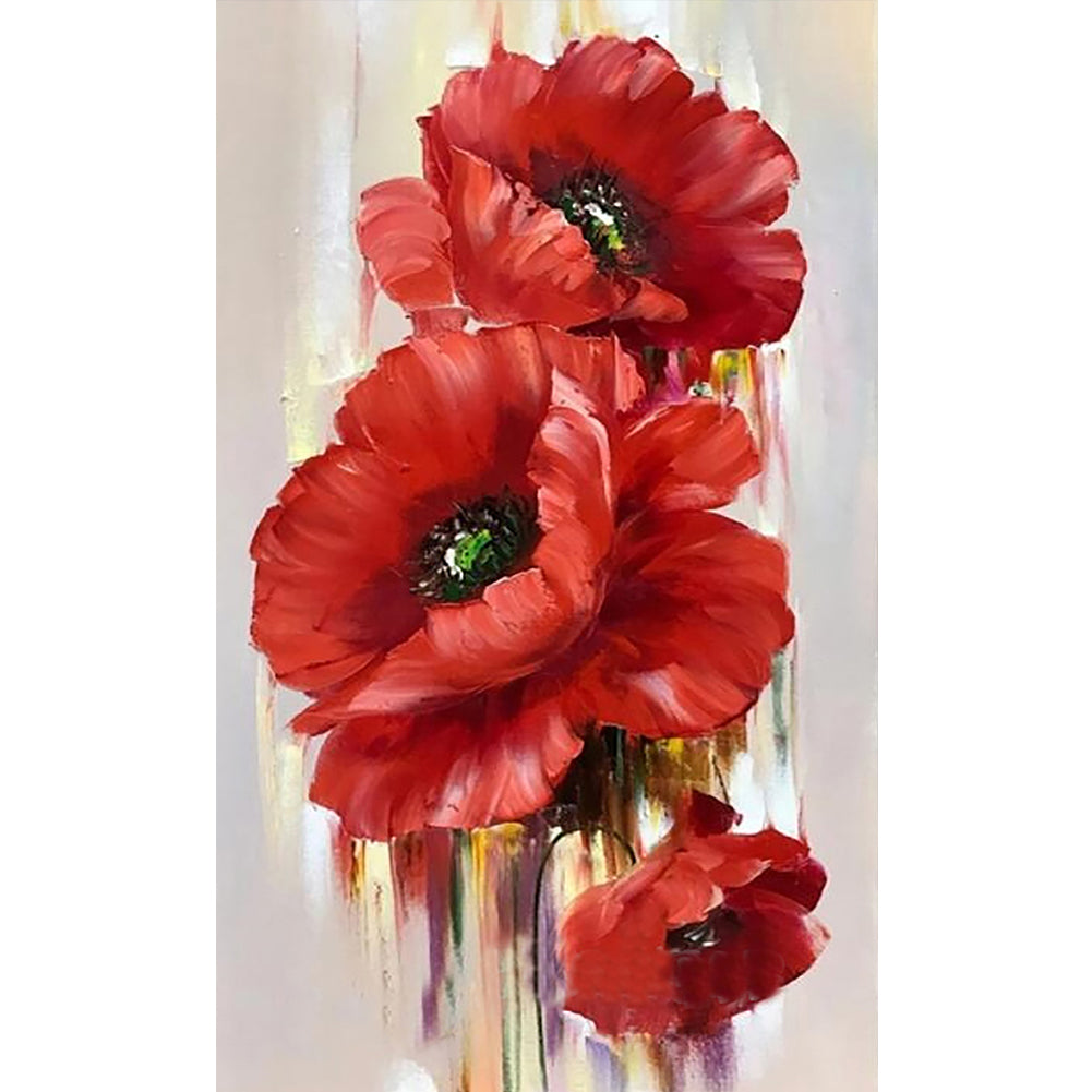 Diamond Painting - Full Round - poppies (40*70CM)