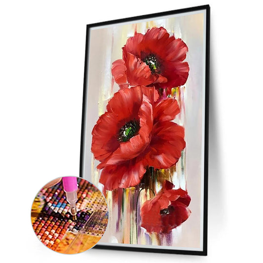 Diamond Painting - Full Round - poppies (40*70CM)