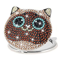 Load image into Gallery viewer, DIY Crystal Diamond Mirror Art Craft Set Cat Paint by Number Kits (006)
