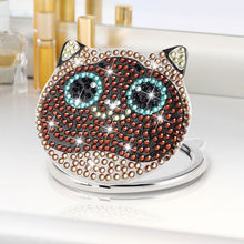 Load image into Gallery viewer, DIY Crystal Diamond Mirror Art Craft Set Cat Paint by Number Kits (006)
