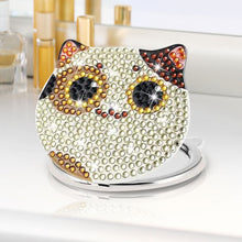 Load image into Gallery viewer, DIY Crystal Diamond Mirror Art Craft Set Cat Paint by Number Kits (007)

