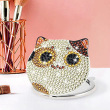 Load image into Gallery viewer, DIY Crystal Diamond Mirror Art Craft Set Cat Paint by Number Kits (007)
