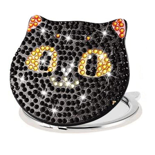 DIY Crystal Diamond Mirror Art Craft Set Cat Paint by Number Kits (009)