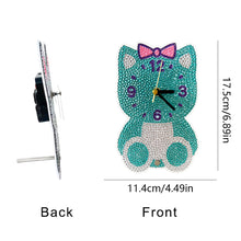 Load image into Gallery viewer, DIY Crystal Diamond Clock Art Craft Set 5D Cartoon Gift Souvenirs (3)
