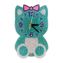 Load image into Gallery viewer, DIY Crystal Diamond Clock Art Craft Set 5D Cartoon Gift Souvenirs (3)
