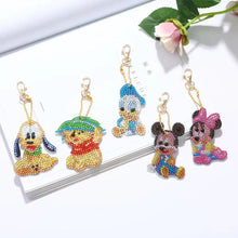 Load image into Gallery viewer, 5pcs Diamond Art Keychain Art Craft 5D Special-shaped Drill Gifts (B12)
