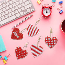 Load image into Gallery viewer, 5pcs Diamond Art Keychain Art Craft 5D Special-shaped Drill Gifts (B13)
