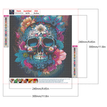 Load image into Gallery viewer, Diamond Painting - Full Round - personalized skull (30*30CM)
