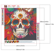 Load image into Gallery viewer, Diamond Painting - Full Round - personalized skull (30*30CM)
