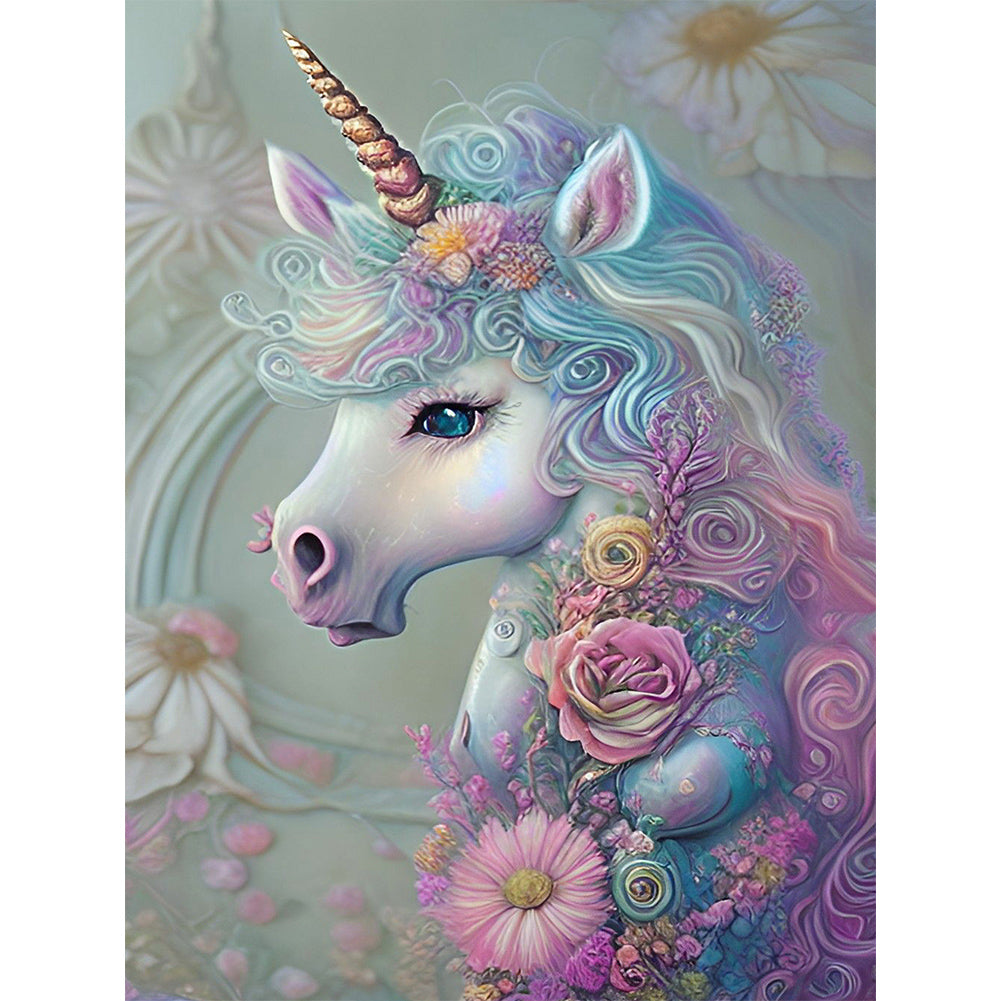 Diamond Painting - Full Round - unicorn (30*40CM)