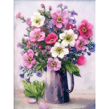 Load image into Gallery viewer, Diamond Painting - Full Round - vase bouquet (30*40CM)

