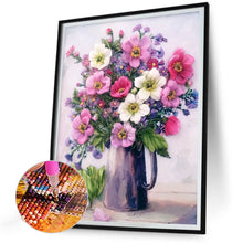Load image into Gallery viewer, Diamond Painting - Full Round - vase bouquet (30*40CM)
