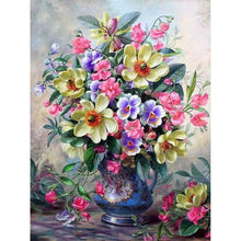 Load image into Gallery viewer, Diamond Painting - Full Round - vase bouquet (30*40CM)
