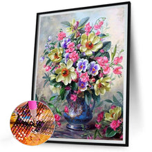 Load image into Gallery viewer, Diamond Painting - Full Round - vase bouquet (30*40CM)

