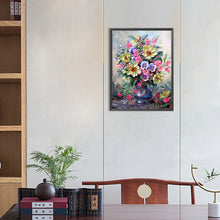 Load image into Gallery viewer, Diamond Painting - Full Round - vase bouquet (30*40CM)
