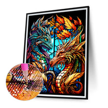 Load image into Gallery viewer, Diamond Painting - Full Round - pterodactyl glass painting (30*40CM)
