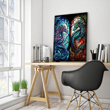 Load image into Gallery viewer, Diamond Painting - Full Round - pterodactyl glass painting (30*40CM)
