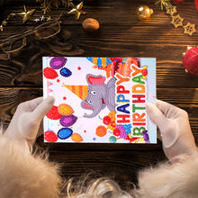 Load image into Gallery viewer, DIY Diamond Art Cards Handmade Birthday 5D Diamond Painting Kits Christmas Cards

