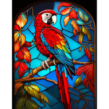 Load image into Gallery viewer, Diamond Painting - Full Round - blue parrot glass painting (30*40CM)
