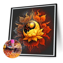 Load image into Gallery viewer, Diamond Painting - Full Round - yin and yang bipolar flower (30*30CM)
