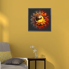 Load image into Gallery viewer, Diamond Painting - Full Round - yin and yang bipolar flower (30*30CM)
