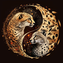 Load image into Gallery viewer, Diamond Painting - Full Round - yin and yang bipolar leopard (30*30CM)
