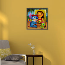 Load image into Gallery viewer, Diamond Painting - Full Round - Lilo &amp; Stitch (30*30CM)
