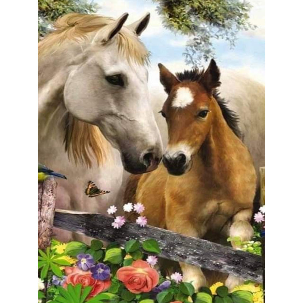 Diamond Painting - Full Round - horse (30*40CM)