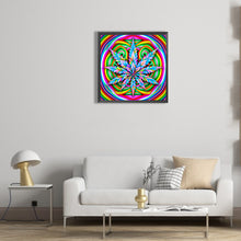 Load image into Gallery viewer, Diamond Painting - Full Round - marijuana leaf (30*30CM)
