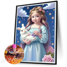 Load image into Gallery viewer, Diamond Painting - Full Round - angel girl (30*40CM)
