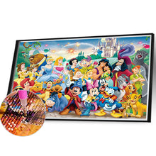 Load image into Gallery viewer, Diamond Painting - Full Round - disney cartoon character (40*30CM)
