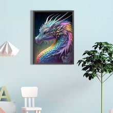 Load image into Gallery viewer, Diamond Painting - Full Round - Rainbow Dragonscale Dragon (40*60CM)
