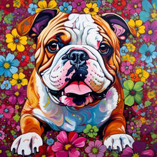 Load image into Gallery viewer, Diamond Painting - Full Round - naughty dog (30*30CM)
