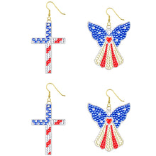 Load image into Gallery viewer, DIY 2 Pairs Special Shaped Double Sided Diamond Painting Earrings (RZ033)
