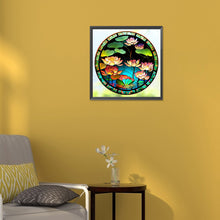 Load image into Gallery viewer, Diamond Painting - Full Round - lotus (30*30CM)
