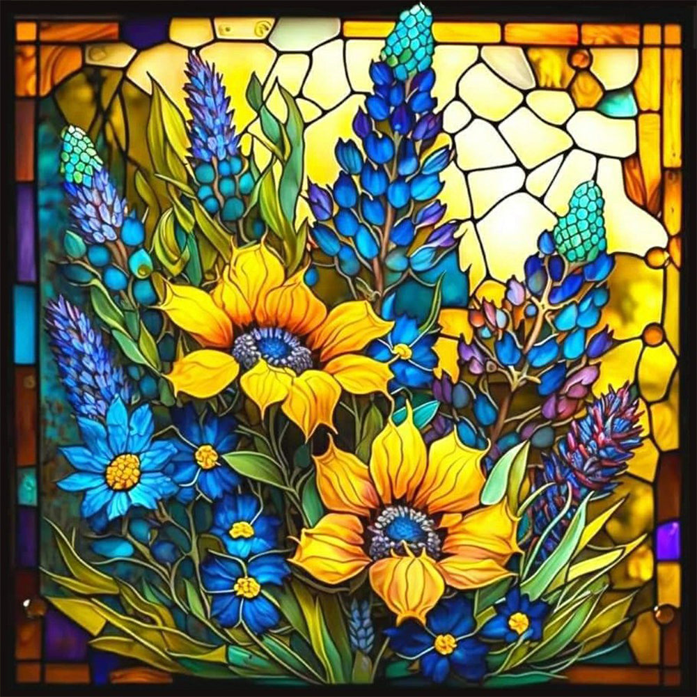 Diamond Painting - Full Round - sunflower (30*30CM)
