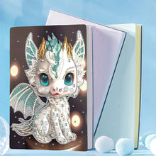 Load image into Gallery viewer, 5D Diamond Mosaic Notebook 50 Pages DIY Art Craft A5 Journal Hand Chinese Zodiac
