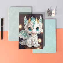 Load image into Gallery viewer, 5D Diamond Mosaic Notebook 50 Pages DIY Art Craft A5 Journal Hand Chinese Zodiac
