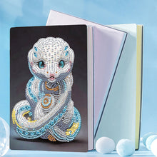 Load image into Gallery viewer, 5D Diamond Mosaic Notebook 50 Pages DIY Art Craft A5 Journal Hand Chinese Zodiac
