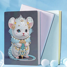 Load image into Gallery viewer, 5D Diamond Mosaic Notebook 50 Pages DIY Art Craft A5 Journal Hand Chinese Zodiac
