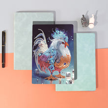 Load image into Gallery viewer, 5D Diamond Mosaic Notebook 50 Pages DIY Art Craft A5 Journal Hand Chinese Zodiac
