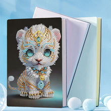 Load image into Gallery viewer, 5D Diamond Mosaic Notebook 50 Pages DIY Art Craft A5 Journal Hand Chinese Zodiac
