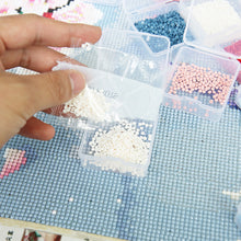 Load image into Gallery viewer, Clear Bead Storage Containers Small Parts Storage Diamond Painting Accessory Box
