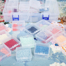 Load image into Gallery viewer, Clear Bead Storage Containers Small Parts Storage Diamond Painting Accessory Box
