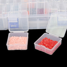 Load image into Gallery viewer, Clear Bead Storage Containers Small Parts Storage Diamond Painting Accessory Box
