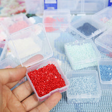 Load image into Gallery viewer, Clear Bead Storage Containers Small Parts Storage Diamond Painting Accessory Box
