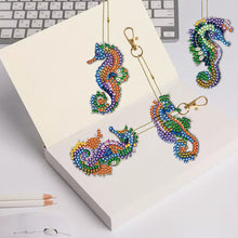 Load image into Gallery viewer, 8pcs 5D Diamond Art Key Rings Art Craft DIY Special-shaped Drill Gifts (GJ038)
