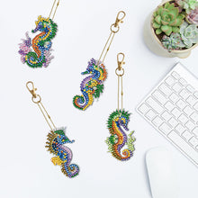 Load image into Gallery viewer, 8pcs 5D Diamond Art Key Rings Art Craft DIY Special-shaped Drill Gifts (GJ038)
